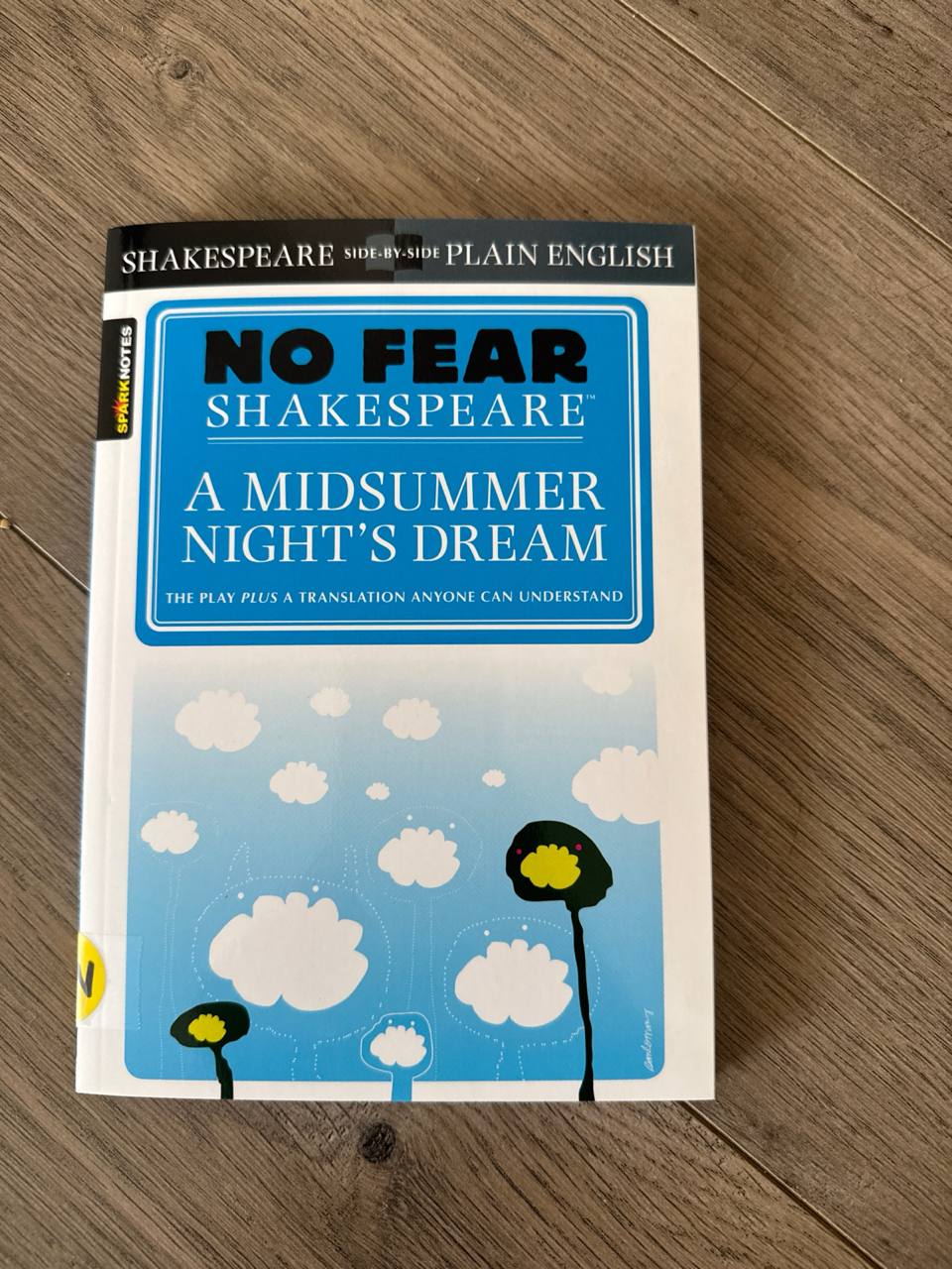 Cover of No Fear Shakespeare: A Midsummer Night’s Dream side-by-side plain English edition