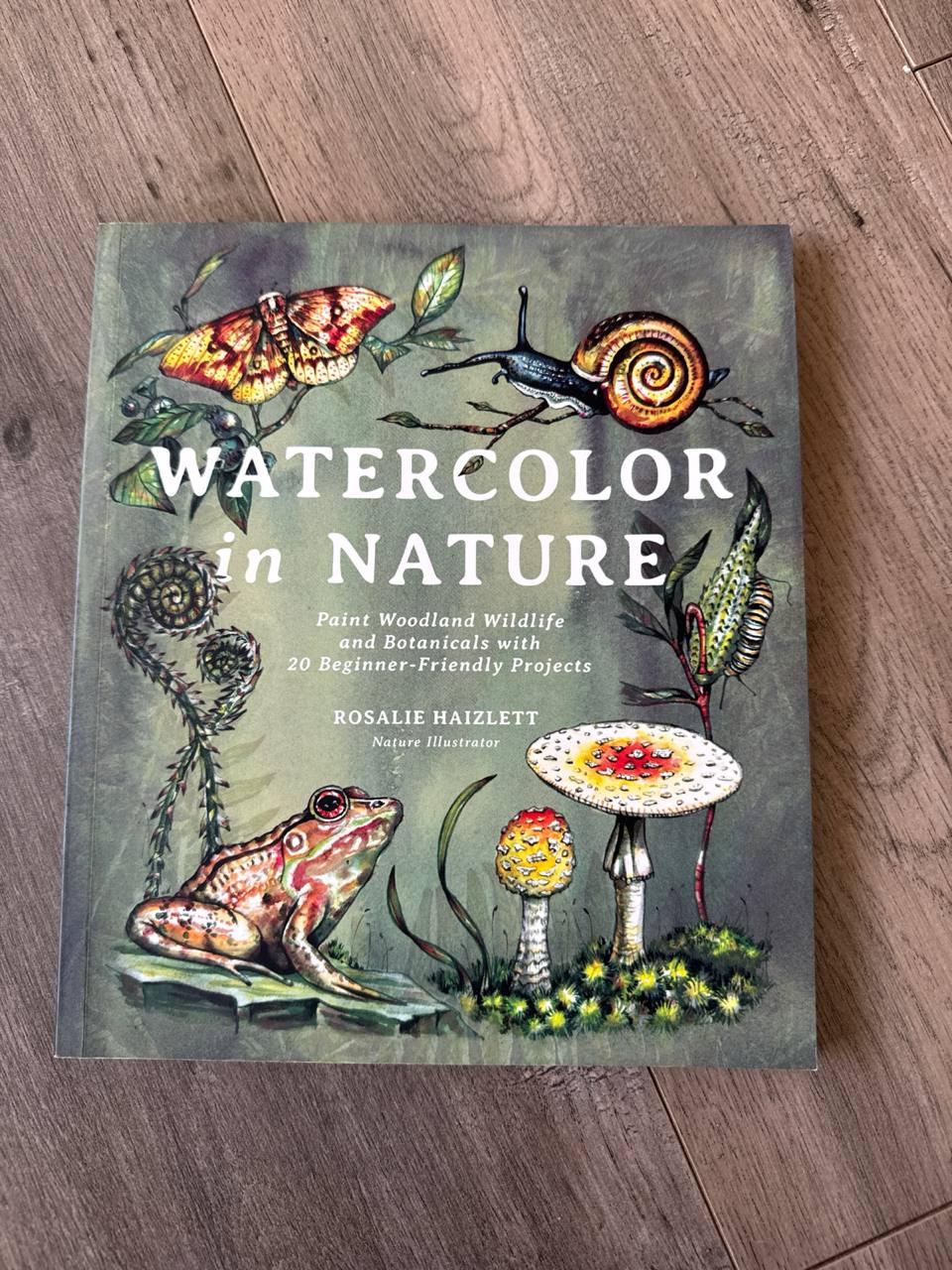 Cover of Watercolor in Nature by Rosalie Haizlett