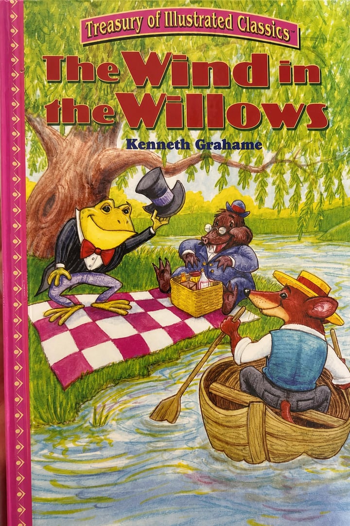 The family’s illustrated copy of The Wind in the Willows by Kenneth Grahame